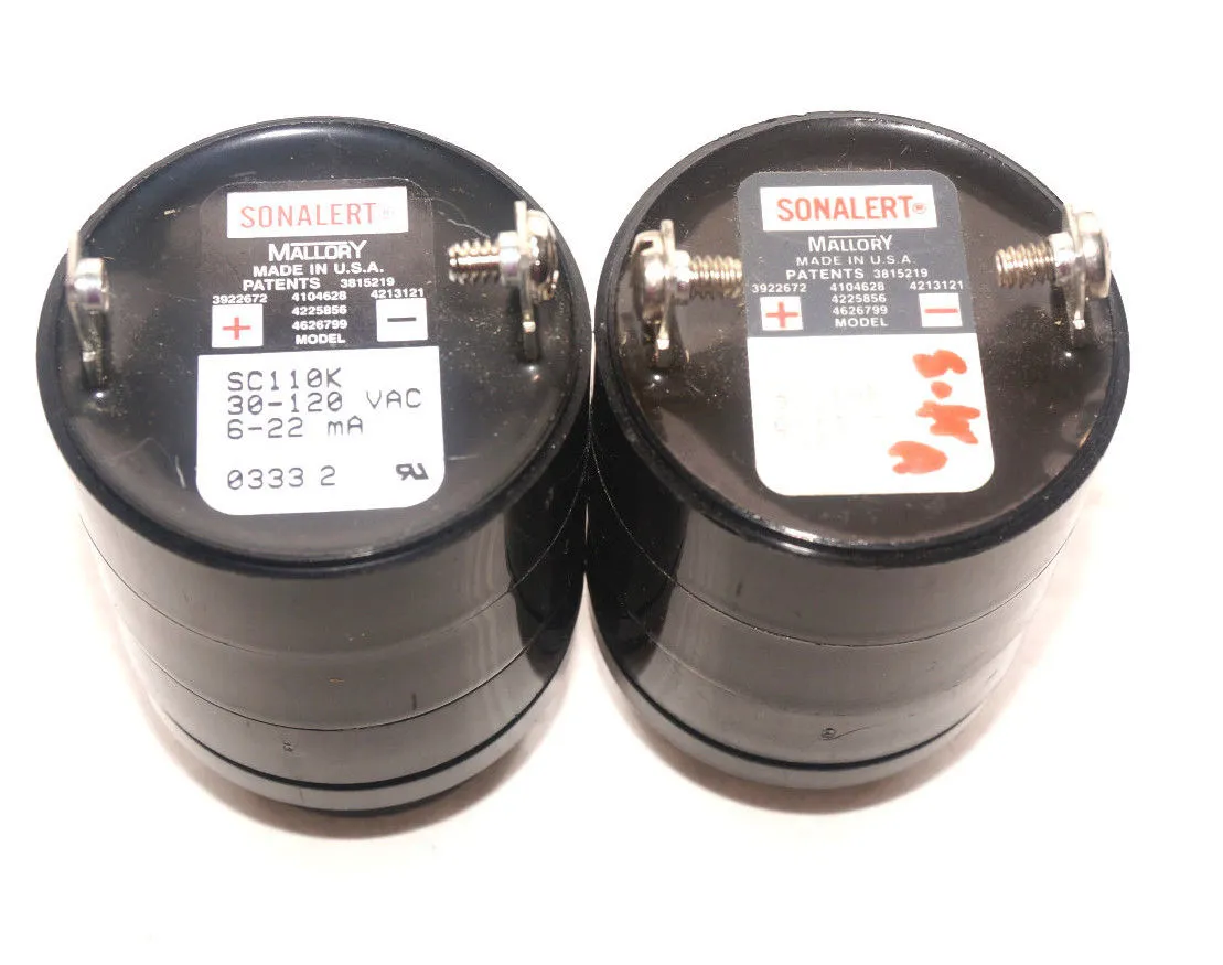 2 NEW MALLORY SC110K HORN