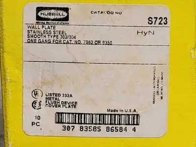 USED HUBBELL SS723