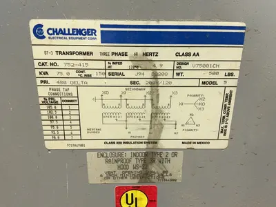 Used CHALLENGER 113415 Distribution Transformers Ohio US | HGR 24 #1406238