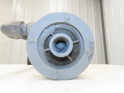 PVC Plastic Chemical Immersion Pump 1.25x1"npt 3/4Hp 115/230V 1PH 13" Depth