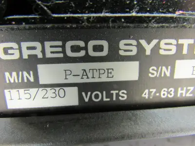 Greco Systems 5179 P-ATPE CNC Minifile