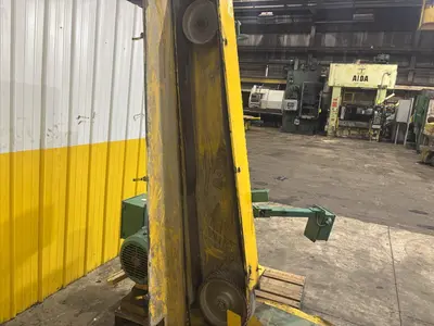 15 HP G&P MODEL 4168 4" X 168" BELT GRINDER: YOBRO #24126