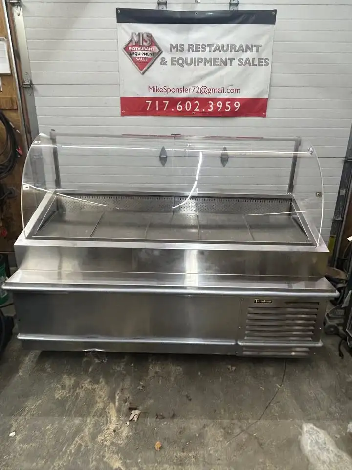 Traulsen TD078HT-1 Stainless Steel 78” Seafood Display Case Refurbished