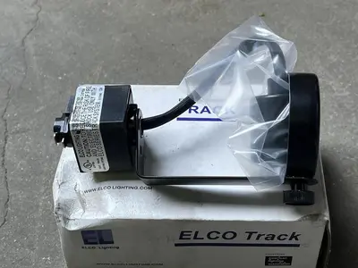 ELCO ET1626 Line Voltage GU10 Bowen™ Track Fixture Gimbal 50W Black