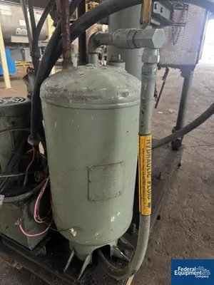 USED 1990 Myers 7.5 HP Myers Dual Shaft Vacuum Mixer, Model OOV550A-5-7.5, S/S