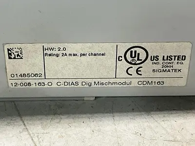 USED SIGMATEK CDM 163