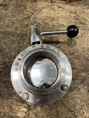 3” 316 Stainless Steel Manual Sanitary Butterfly Valve