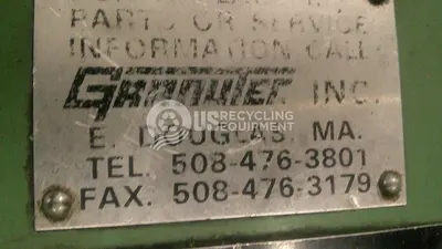 Used GRANUTECH 1FG1624-50 50HP GRANULATOR Granulators Missouri US | US Recycling Equipment #1469348
