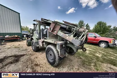 Used 1988 DAIMLER-BENZ UNIMOG 419 Backhoe Loaders North Dakota US | Proxy Equipment #1377985