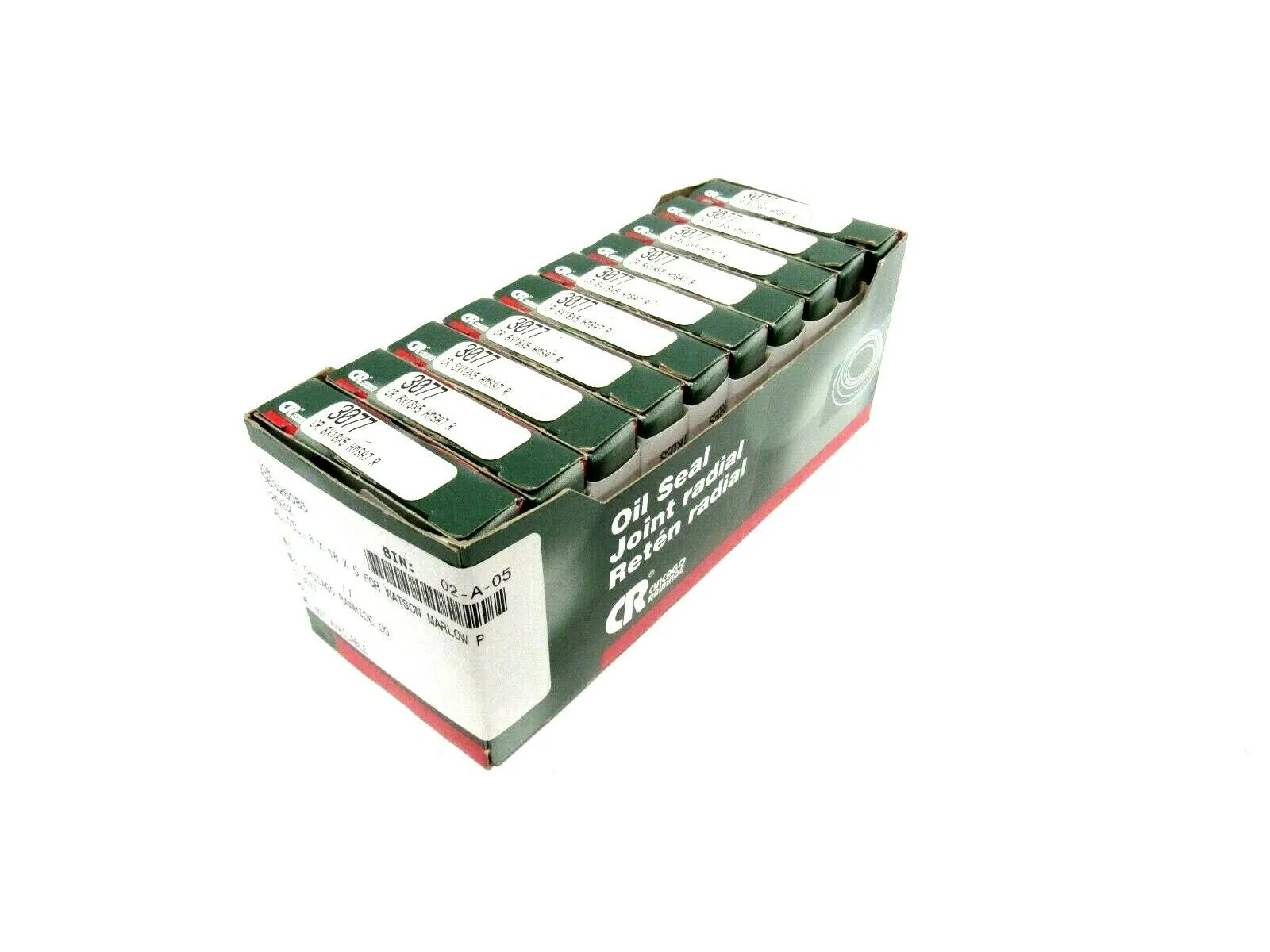 NEW LOT OF 10 CHICAGO RAWHIDE 3077 OIL SEAL CR 8X18X5 HMSA7 R