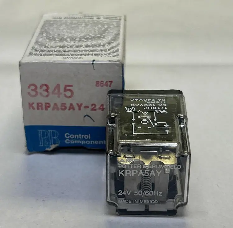 New | in-Stock POTTER & BRUMFIELD KRP45AY-24V Miscellaneous Equipment (Electrical & Power) | Surplus Asset Holdings #1200780
