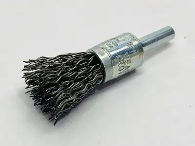 30702 | Osborn  Shank Mounted End Brush 1/2" ID x 1/4" Shank .020 AB - New