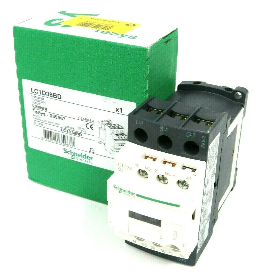 NEW SCHNEIDER ELECTRIC LC1D38BD CONTACTOR