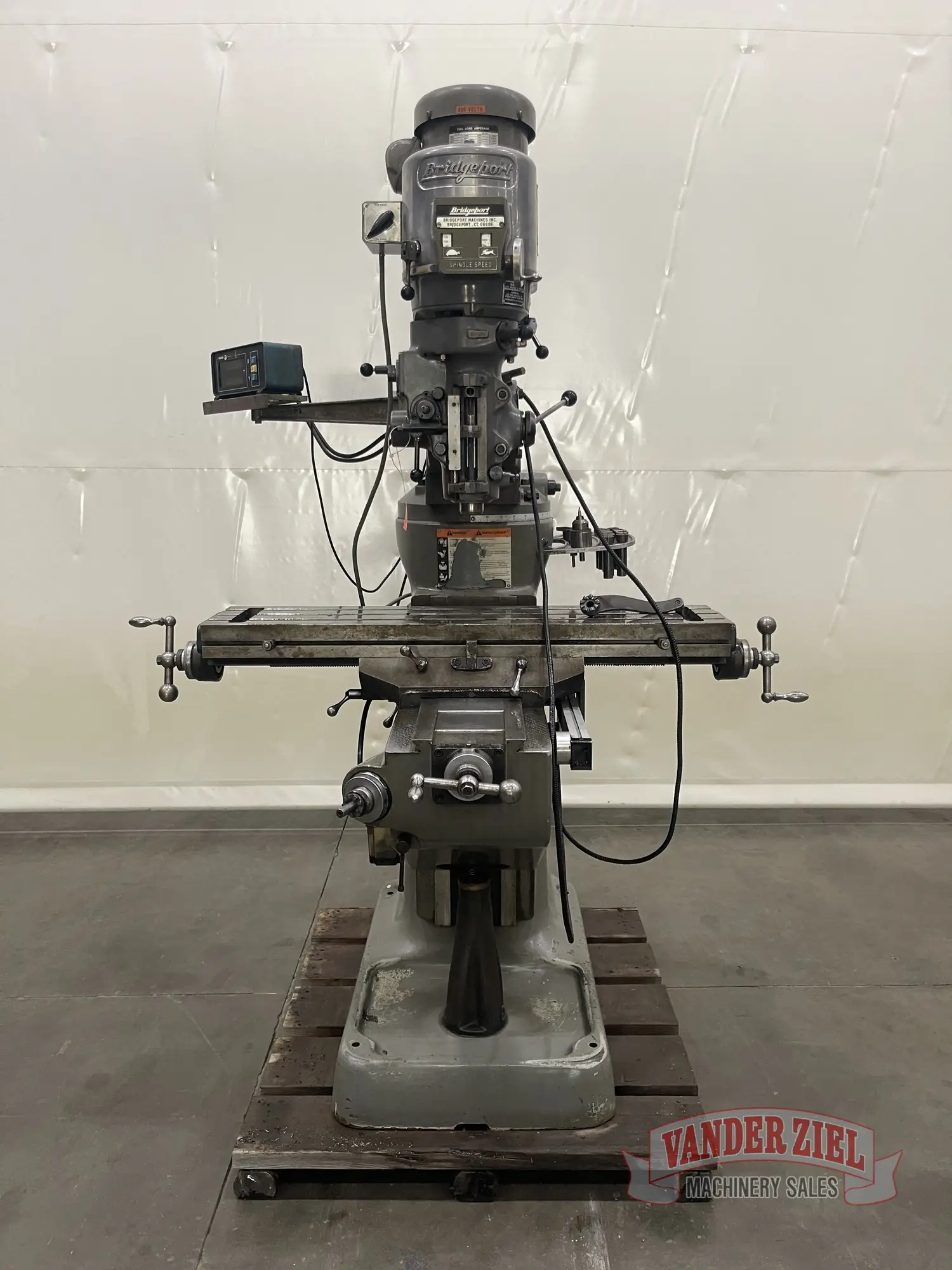 Bridgeport Series I Vertical-Knee Mill, 2 HP, 9" x 42" Table