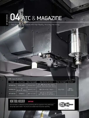 HYUNDAI WIA CNC MACHINE TOOLS KF6500/5A 5-Axis Machining Centers | Hillary Machinery (6)