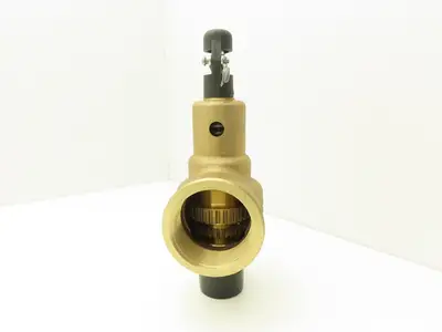 Kunkle 6283HGM01AKM Pressure Relief Valve 1-1/2" Male NPT Set 37 PSI Brass