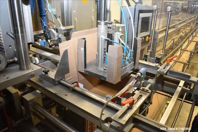 Used BOSCH TTF Cartoner Trisealer - Triseal Carton Former Illinois US | Aaron Equipment #86999