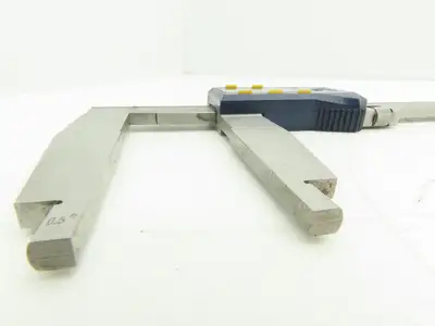 Fowler 54-100-312-0 Xtra-Range Digital Caliper 12" 300mm Nib Jaws *Cracked Glass