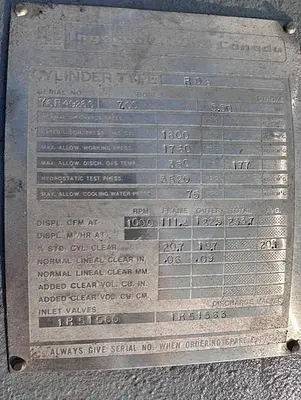 USED INGERSOLL RAND RDS