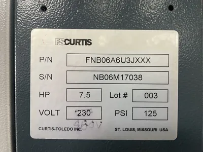 FSCURTIS NXB6 AIR COMPRESSORS | Wheeler Machinery Sales (4)