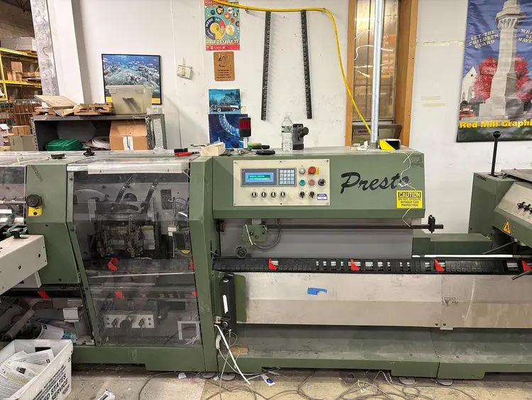 Used 1999 MULLER MARTINI PRESTO SADDLE STITCHER Saddle Stitchers Illinois US | Capital Equipment Solutions #483973