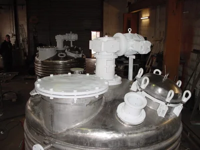 1000 L S/S Jacketed Reactor Flp Turbine