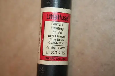 USED LITTELFUSE LLSRK-15