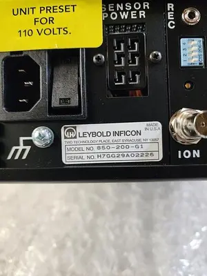 INFICON IG3 VACUUM GAUGE