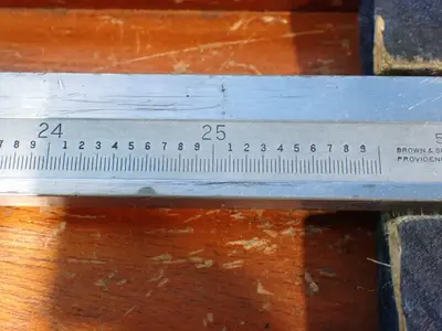 Used BROWN & SHARPE 571 Vernier Calipers Ohio US | HGR 24 #1233311