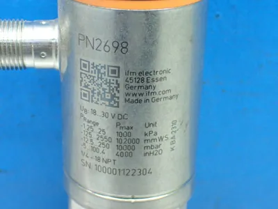 Used IFM PN2698 Pressure Transmitters Ohio US | HGR 24 #1070013