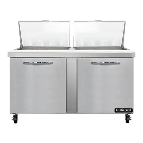 Continental SW60N24M 60" Sandwich/salad Prep Table W/ Refrigerated Base, 115v
