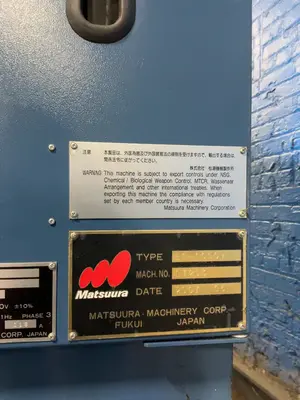 Used 2007 MATSUURA ES1000V Vertical Machining Centers (5-Axis or More) Ohio US | HGR 24 #1016654