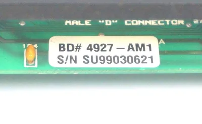 MEDAR 4927-AM1 CONTROL DISPLAY BOARD 4927AM1