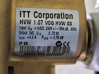 NEW ITT INDUSTRIES HVW 1.07 VOG HVW 03