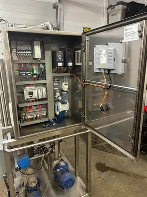 Titanium Cross-Flow Filter - Automated Beverage Filtration System