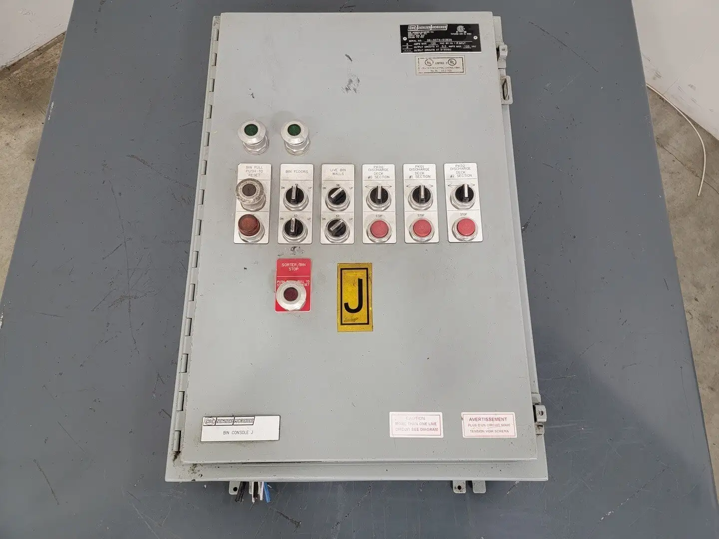 Industrial Control Panel w/ Block I/O Module 1791-24A8