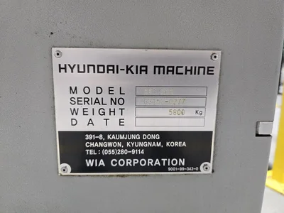 Hyundai SKT-300 CNC Lathe w/ Tailstock and Indexer, 10 Slot Turret, LNS Conveyor, 3-Jaw Chuck, Fanuc