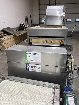 USED WECO / WEIGHRIGHT / A&B BERRYTEK TWO-VIEW COLOR/SOFT SORTER