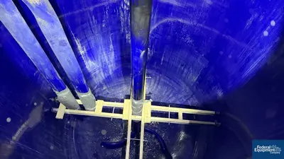 USED Pfaudler 4,000 Gal Pfaudler Glass Lined Reactor, 100/90#