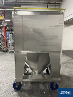 USED TOTE Systems 48" x 42" x 10"  Tote Systems Stainless Steel Transfer Bins