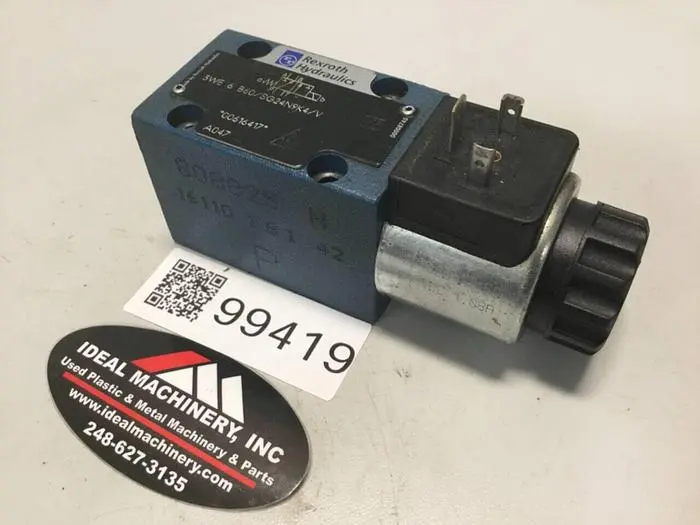 Used REXROTH 3WE6B60SG24N9K4V Valves/Fittings Michigan US | Ideal Machinery #590773