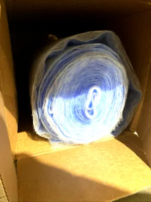 USED GRAINGER AIR FILTER ROLL 36" X 85' X1"