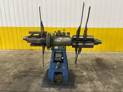 2,000 LBS X 12" LITTELL MODEL #20-12 DOUBLE END PULL OFF UNCOILER COIL REEL: STOCK #23709
