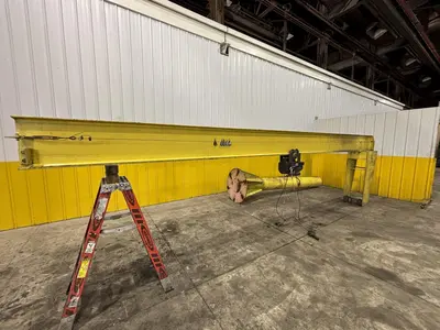 500 LB X 16' X 12' FREE STANDING JIB CRANE: STOCK #22902
