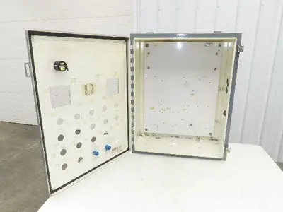 Hoffman A-302412LP Electrical Enclosure Nema 12 Wall Mount Backplate 30x24x12"