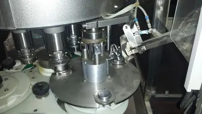 ZALKIN CA3PM ROTARY 3-HEAD CAPPER, 43 MM.CAP
