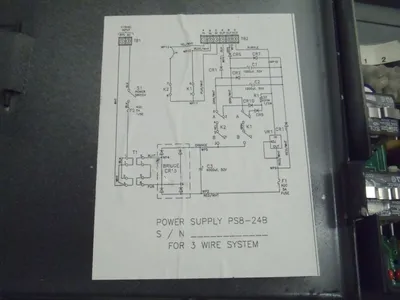 PS8-24B3 | Lathem  Time Clock Power Supply For 3 Wire System 115V 60Hz - Used