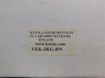 Kytola Instruments VEK-3KG-DN Flow Meter 0 - 1.4 KPM H2O New