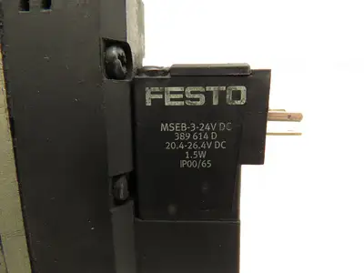 Festo  CPE24-M1H-5LS-3/8 Pneumatic Solenoid Valve 24VDC 3/2 Way