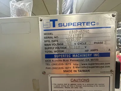 2012 SUPERTEC G38P-60NC Universal Cylindrical Grinders | Midstate Machinery (8)